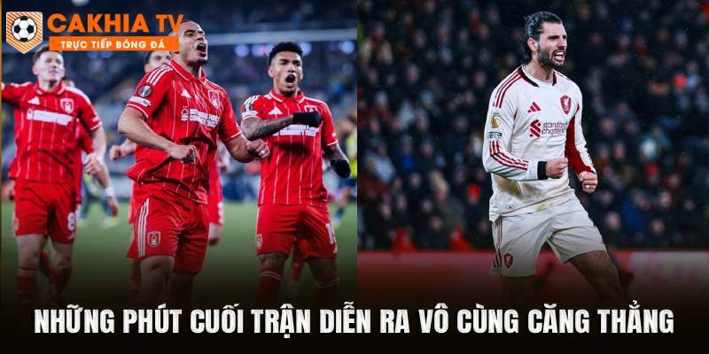 Những phút cuối trận diễn ra vô cùng căng thẳng